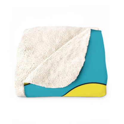 Kazakhstan Retro Polka Dots Blanket Throw