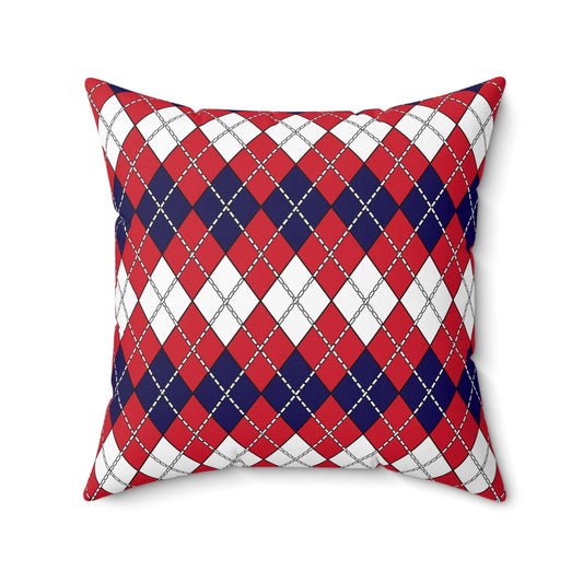 Bermuda Retro Argyle Cushion Pillow