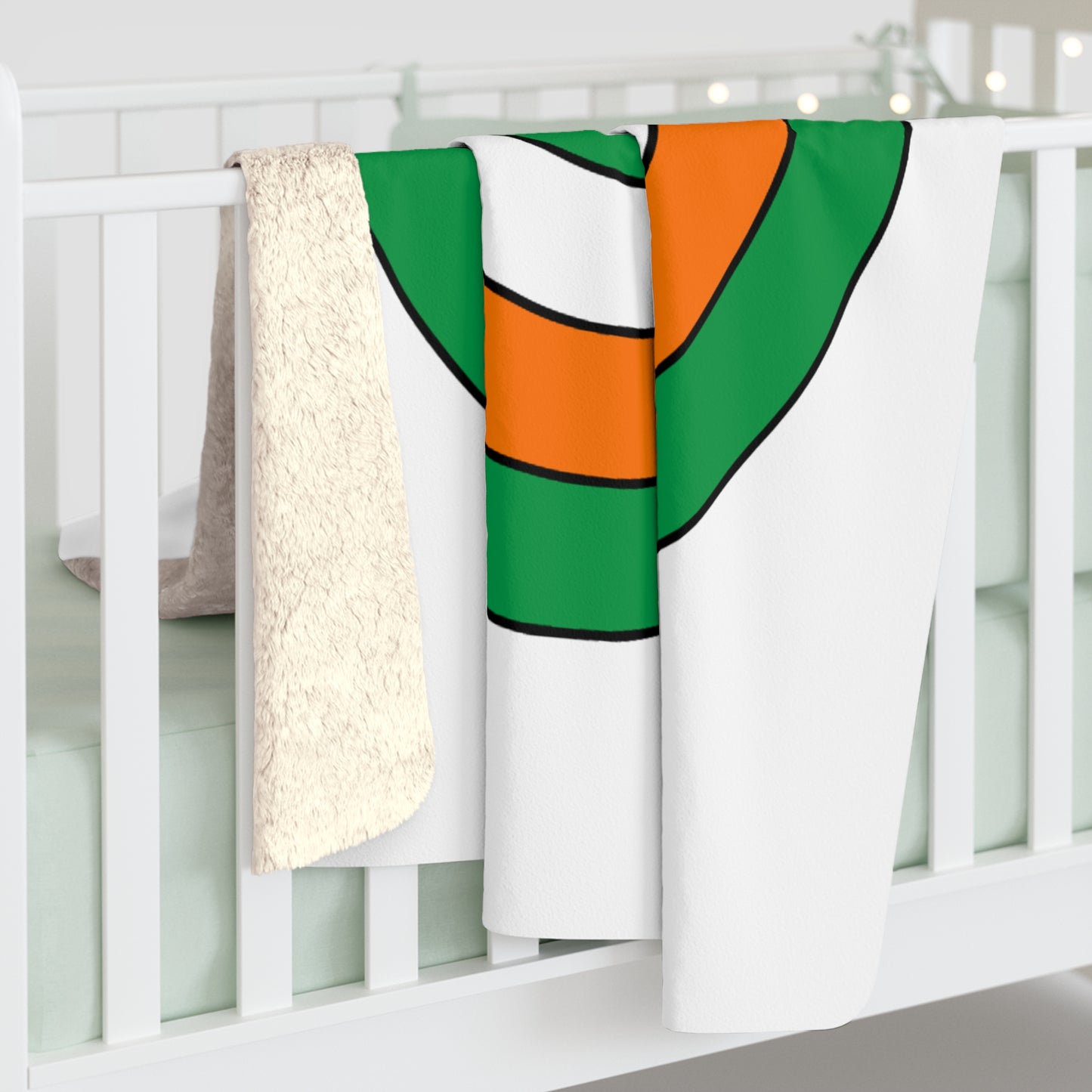 Ireland Retro Target Blanket Throw