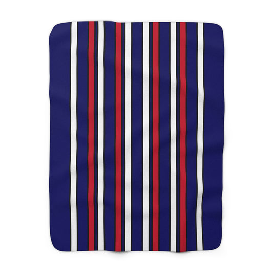 Cook Islands Retro Stripes Blanket Throw