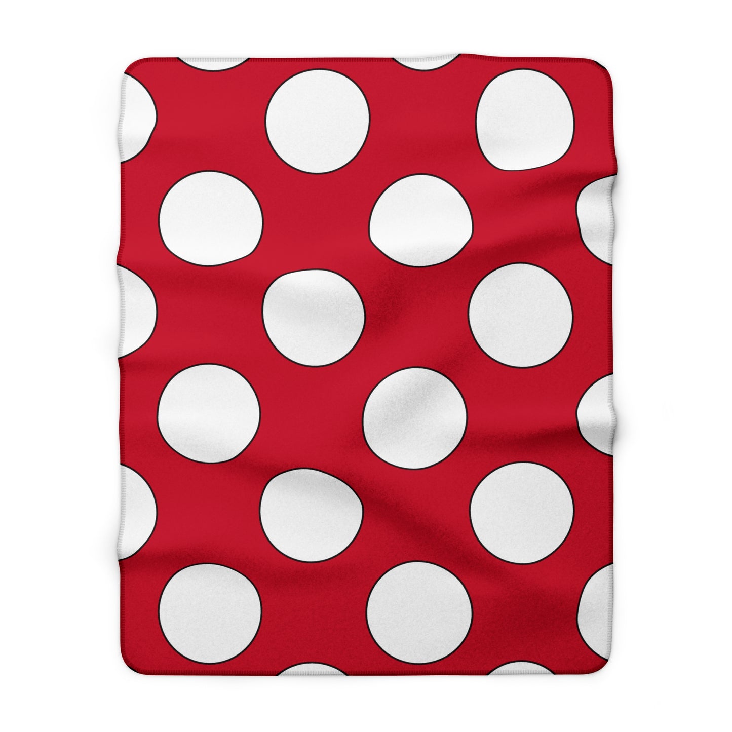 Denmark Retro Polka Dots Blanket Throw