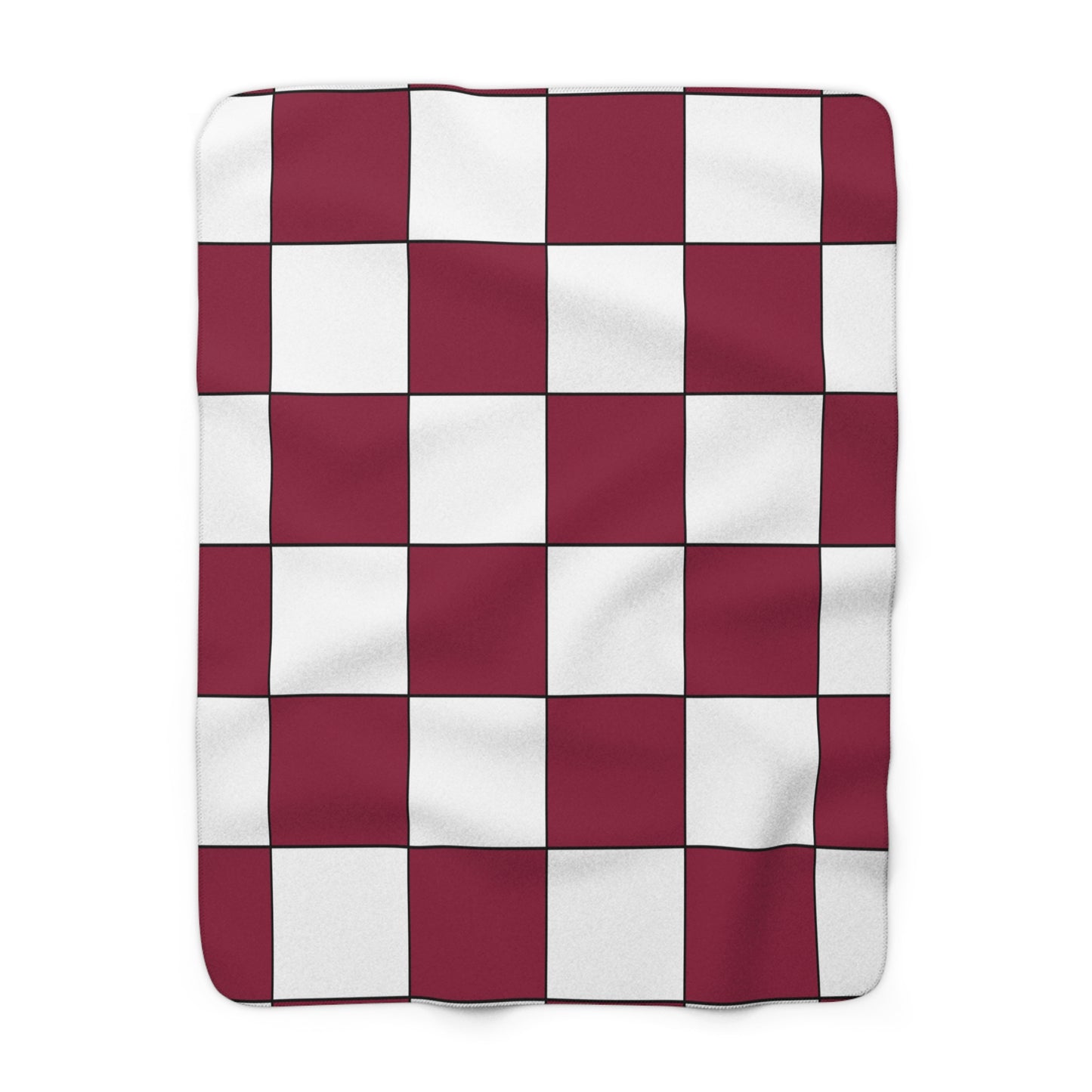 Qatar Retro Check Blanket Throw