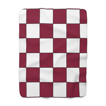 Qatar Retro Check Blanket Throw
