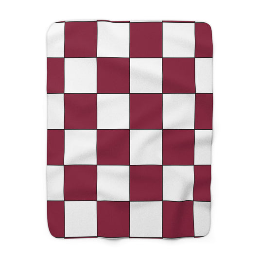 Qatar Retro Check Blanket Throw
