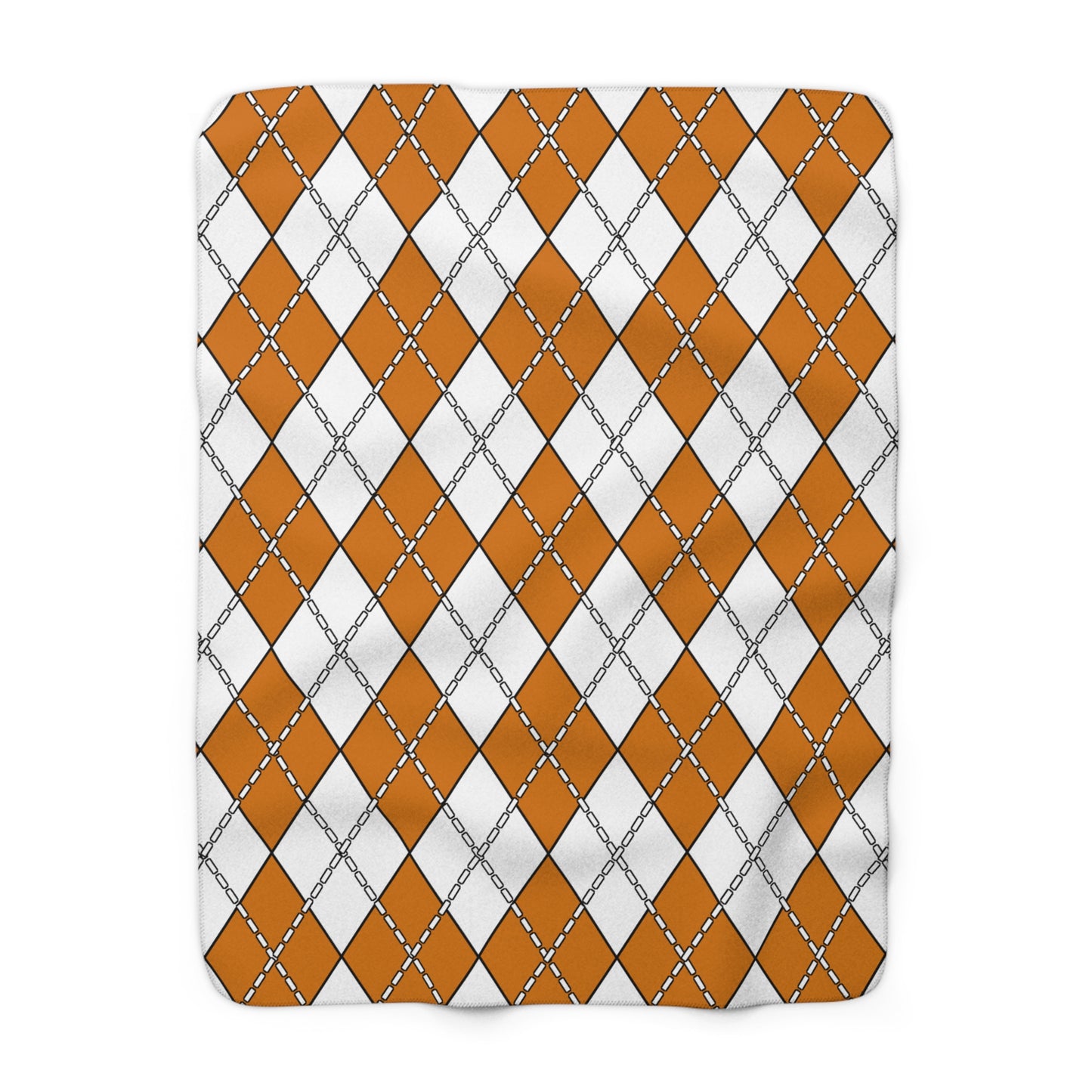 Cyprus Retro Argyle Blanket Throw