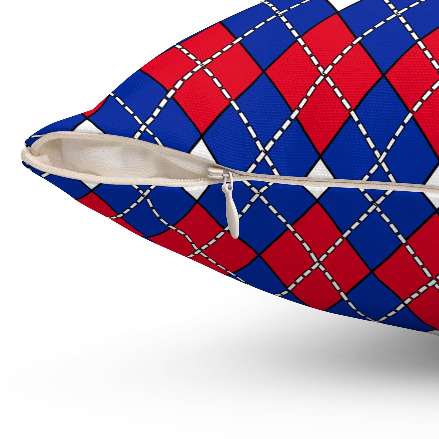Cambodia Retro Argyle Cushion Pillow