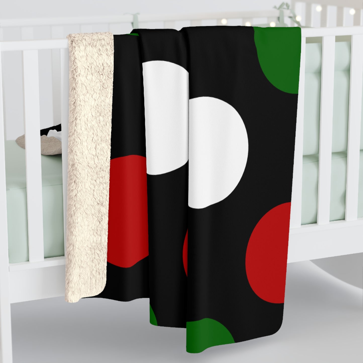 Kenya Retro Polka Dots Blanket Throw