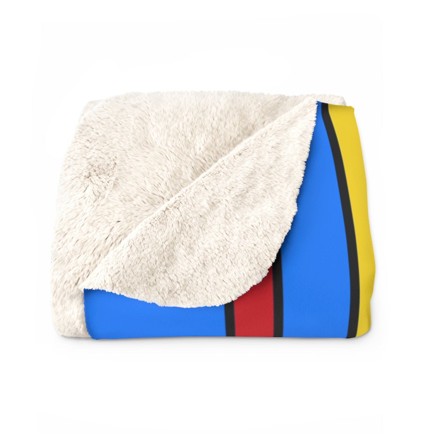 Democratic Republic of the Congo Retro Stripes Blanket Throw