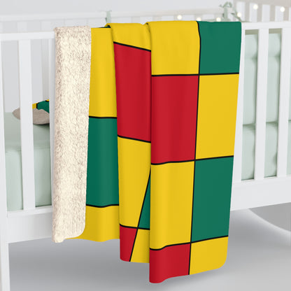 Cameroon Retro Check Blanket Throw