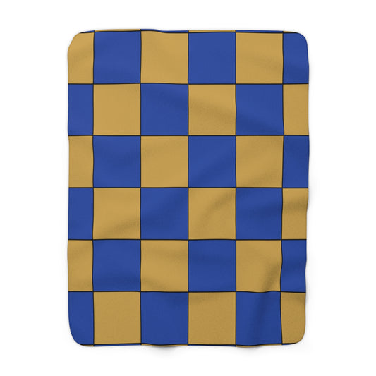 Kosovo Retro Check Blanket Throw