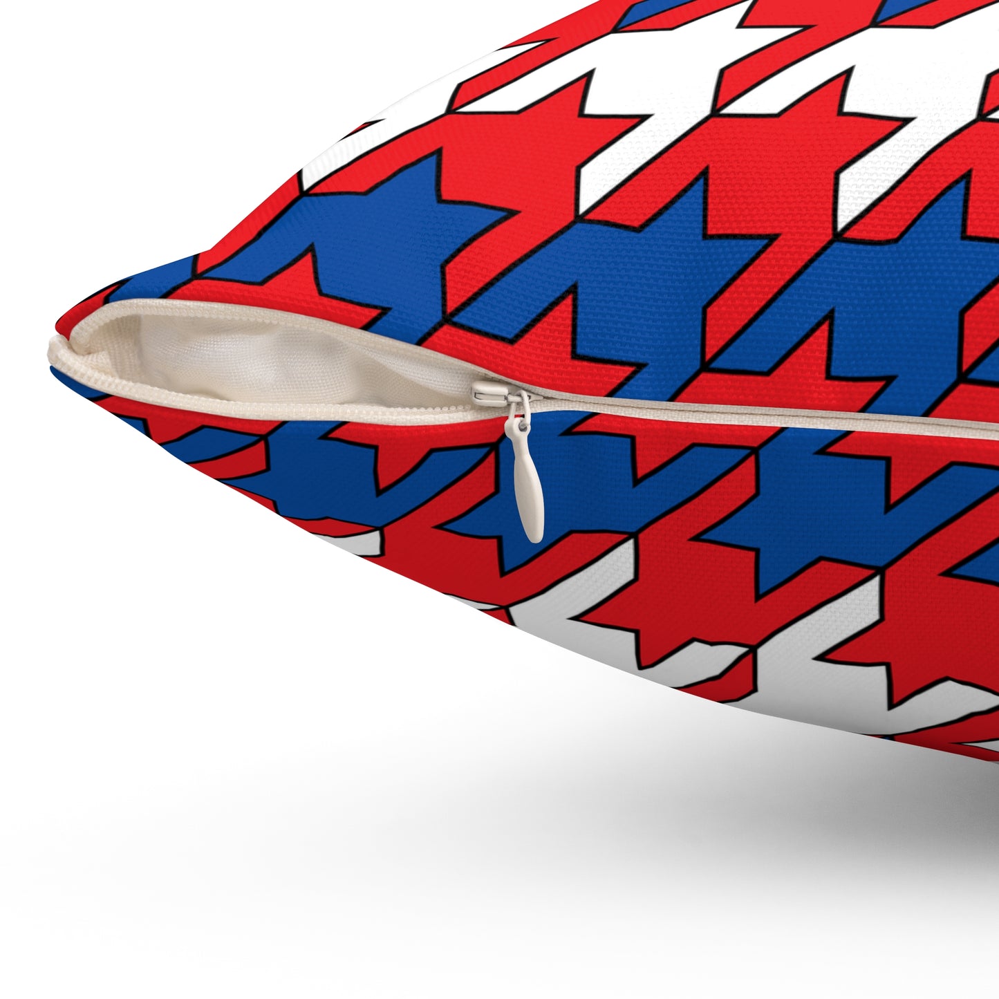 Slovakia Retro Houndstooth Cushion Pillow