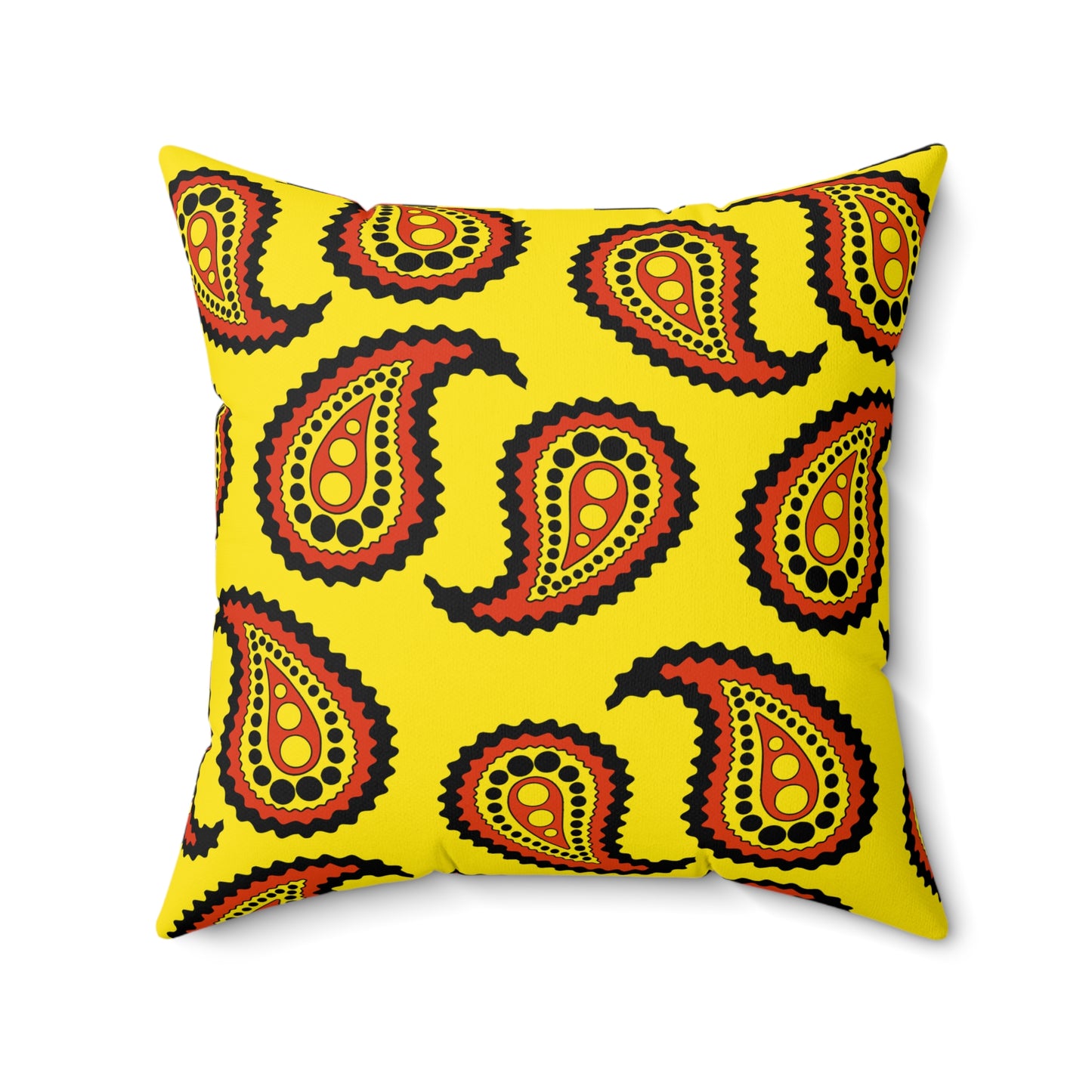Uganda Retro Paisley Cushion Pillow