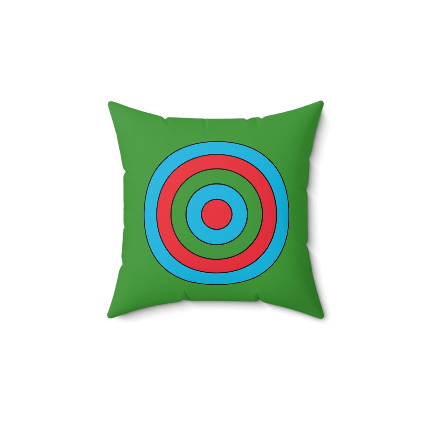 Azerbaijan Retro Target Cushion Pillow