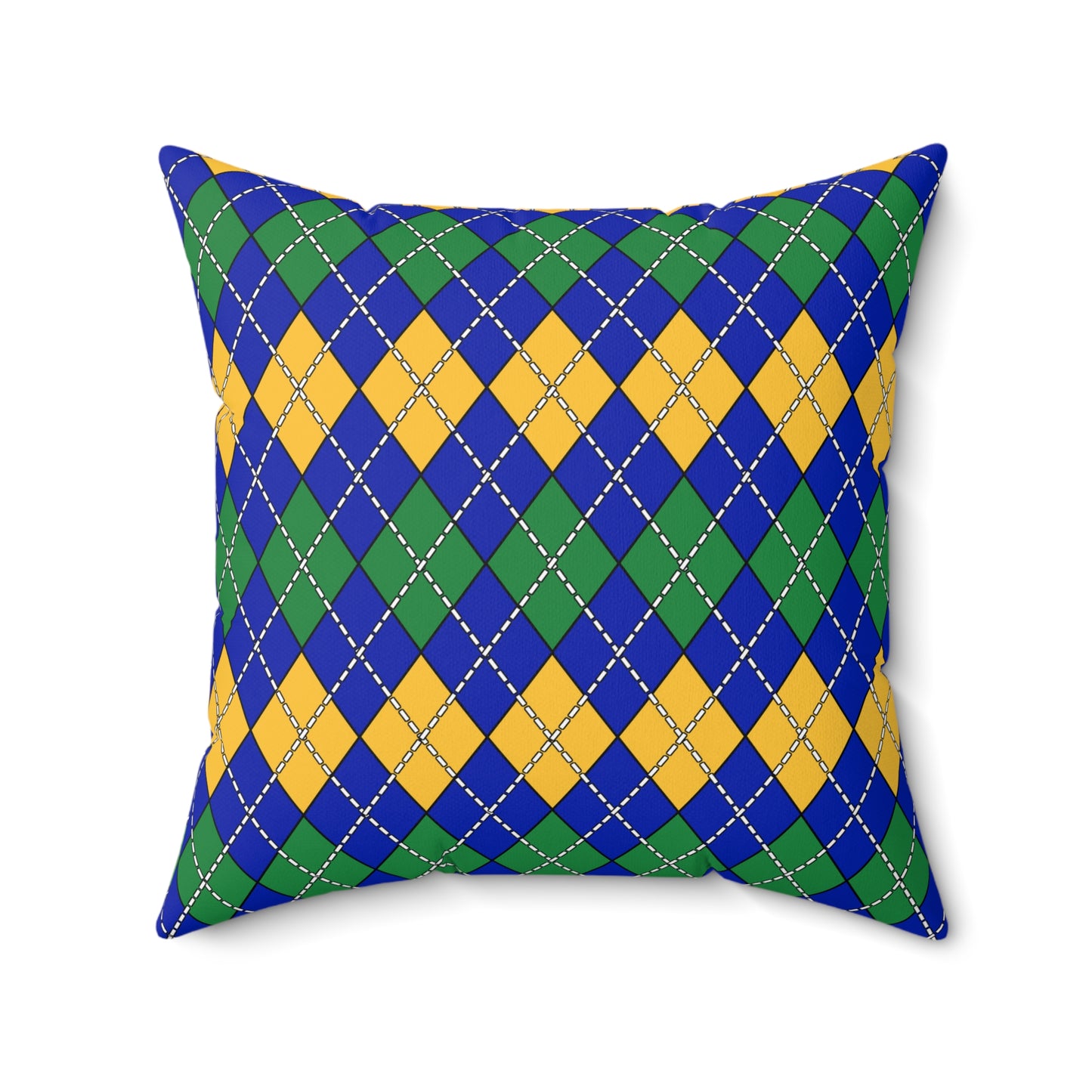 Christmas Island Retro Argyle Cushion Pillow