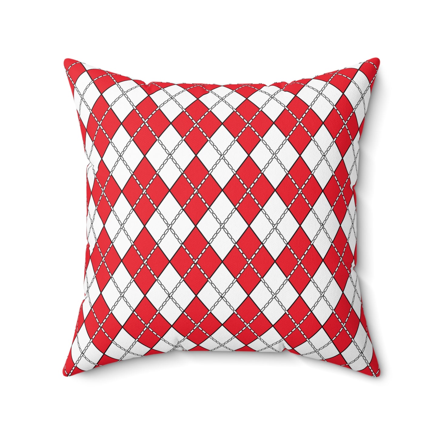Hong Kong Retro Argyle Cushion Pillow
