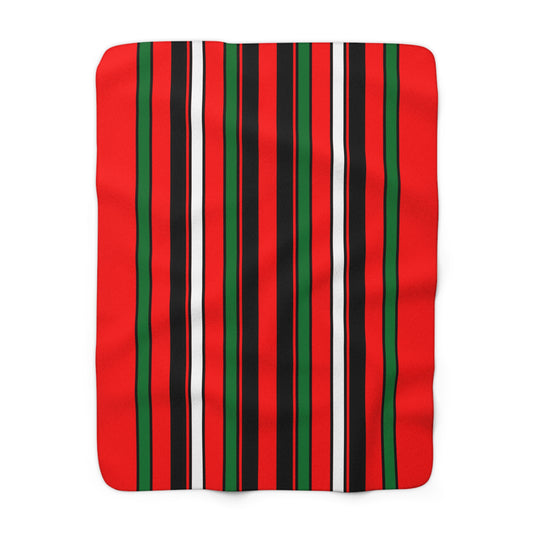 United Arab Emirates Retro Stripes Blanket Throw