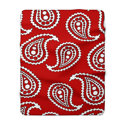Tonga Retro Paisley Blanket Throw
