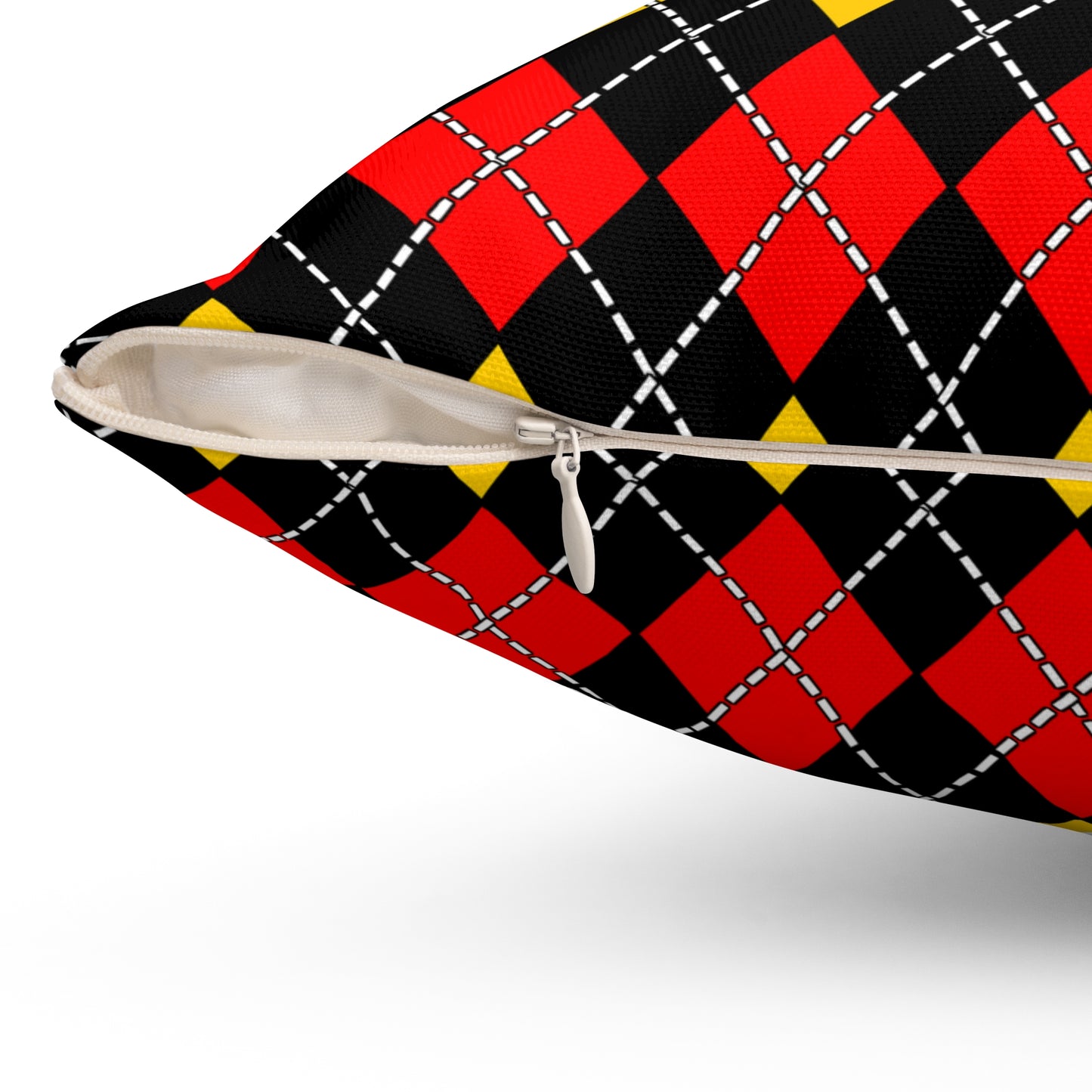 Papua New Guinea Retro Argyle Cushion Pillow