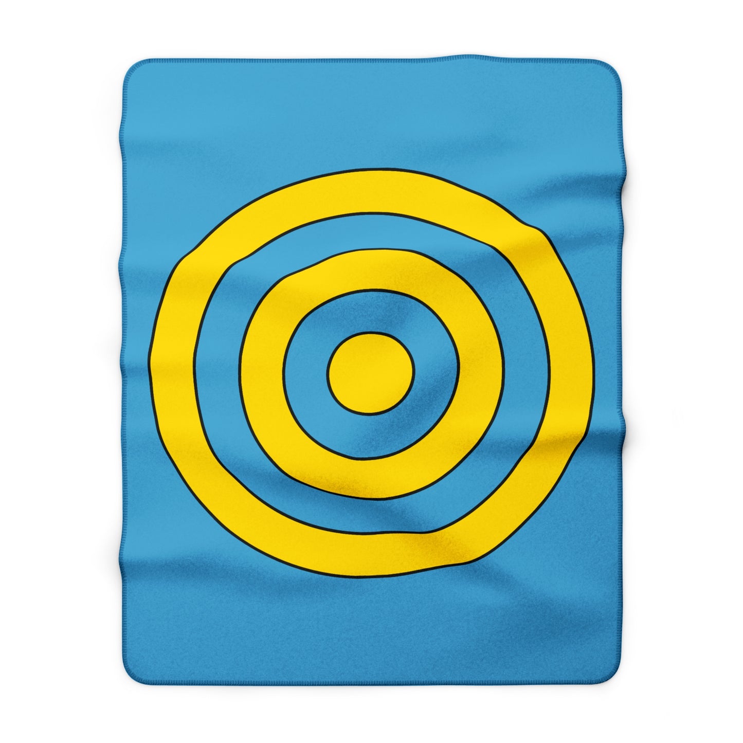 Palau Retro Target Blanket Throw
