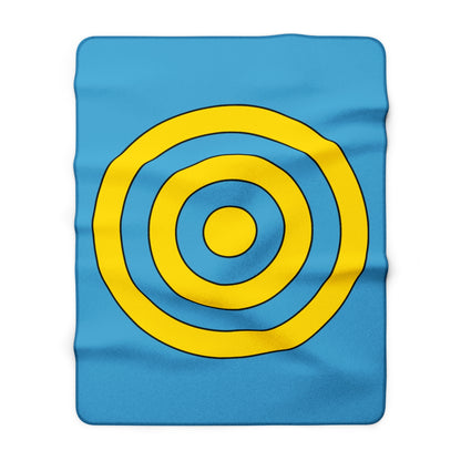 Palau Retro Target Blanket Throw
