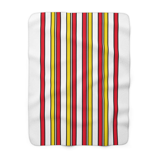 Guernsey Retro Stripes Blanket Throw
