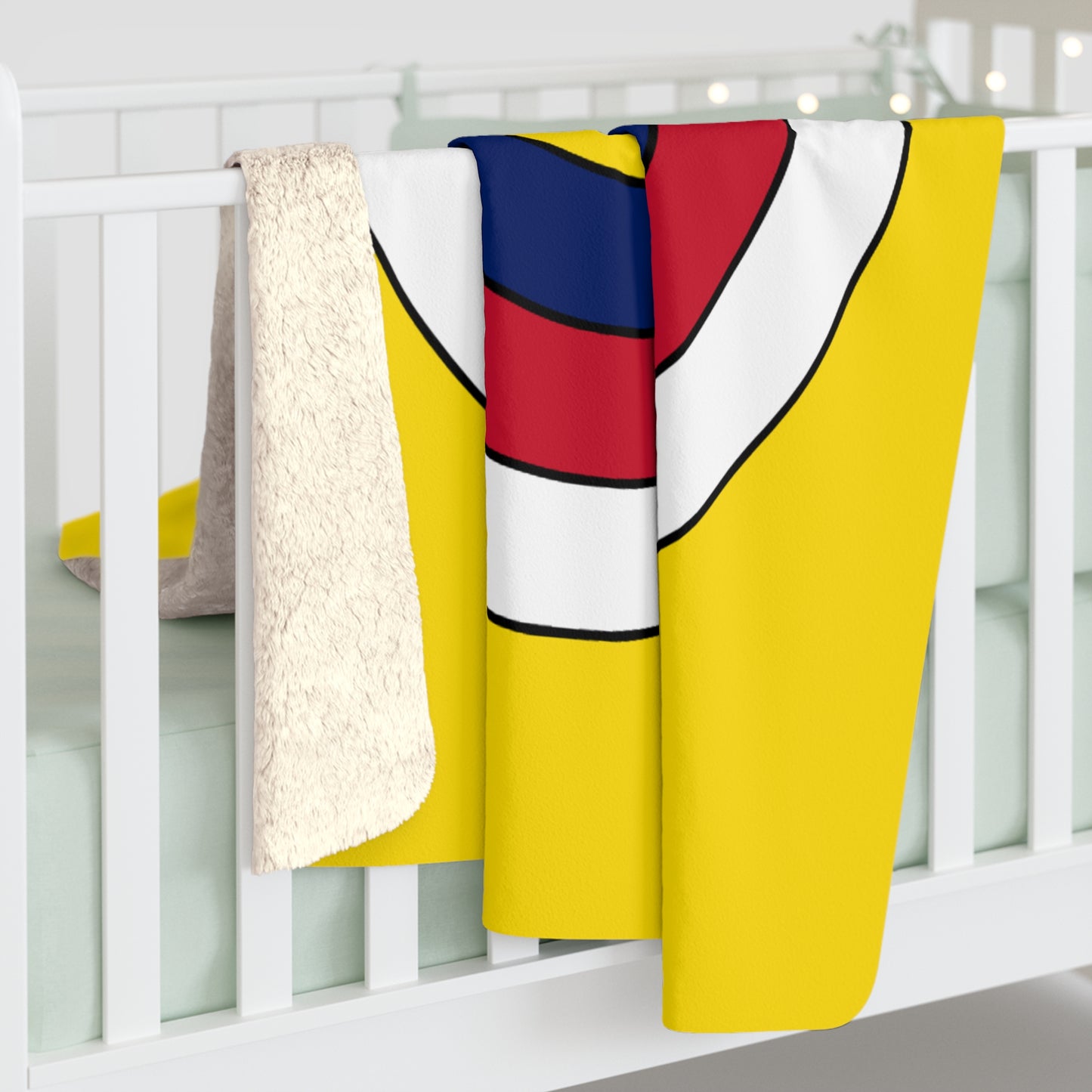 Niue Retro Target Blanket Throw