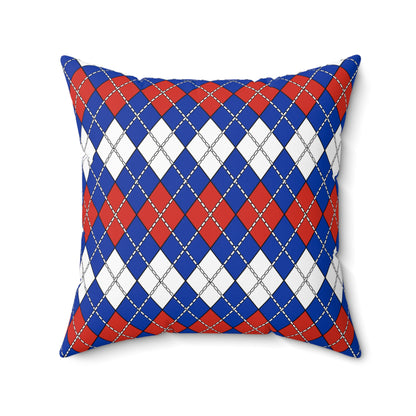 Russia Retro Argyle Cushion Pillow