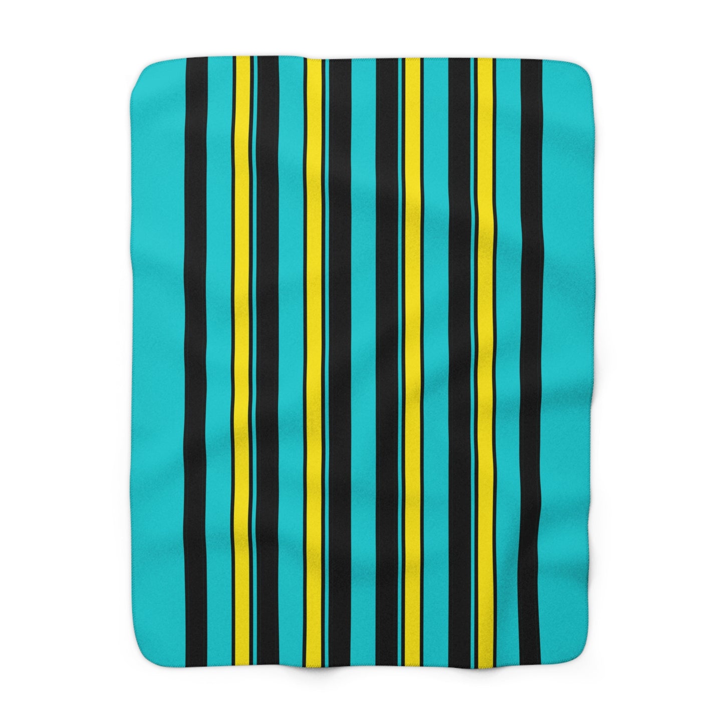 Bahamas Retro Stripes Blanket Throw