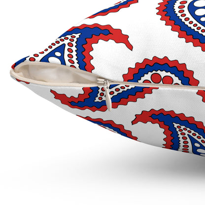 Faroe Islands Retro Paisley Cushion Pillow