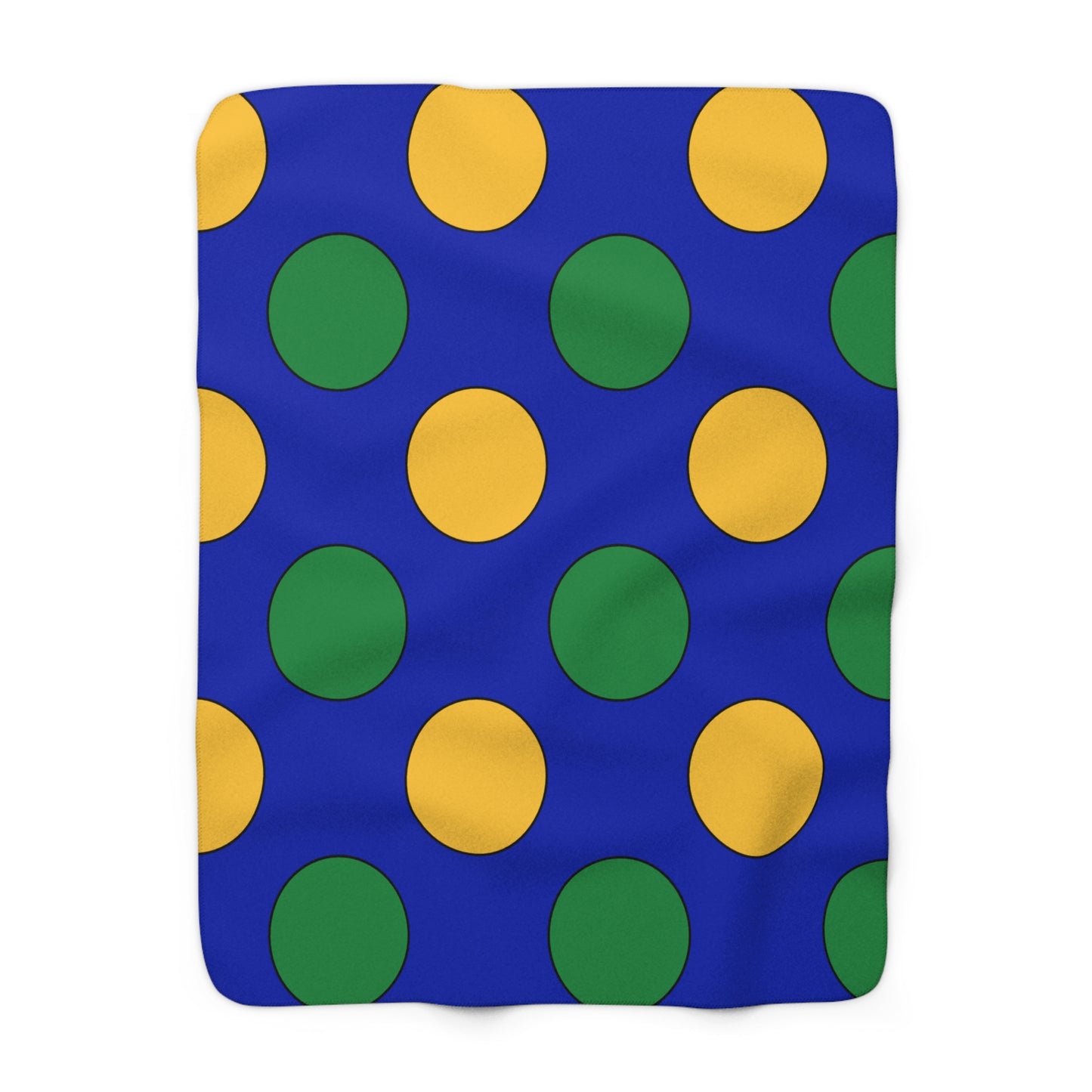 Christmas Island Retro Polka Dots Blanket Throw