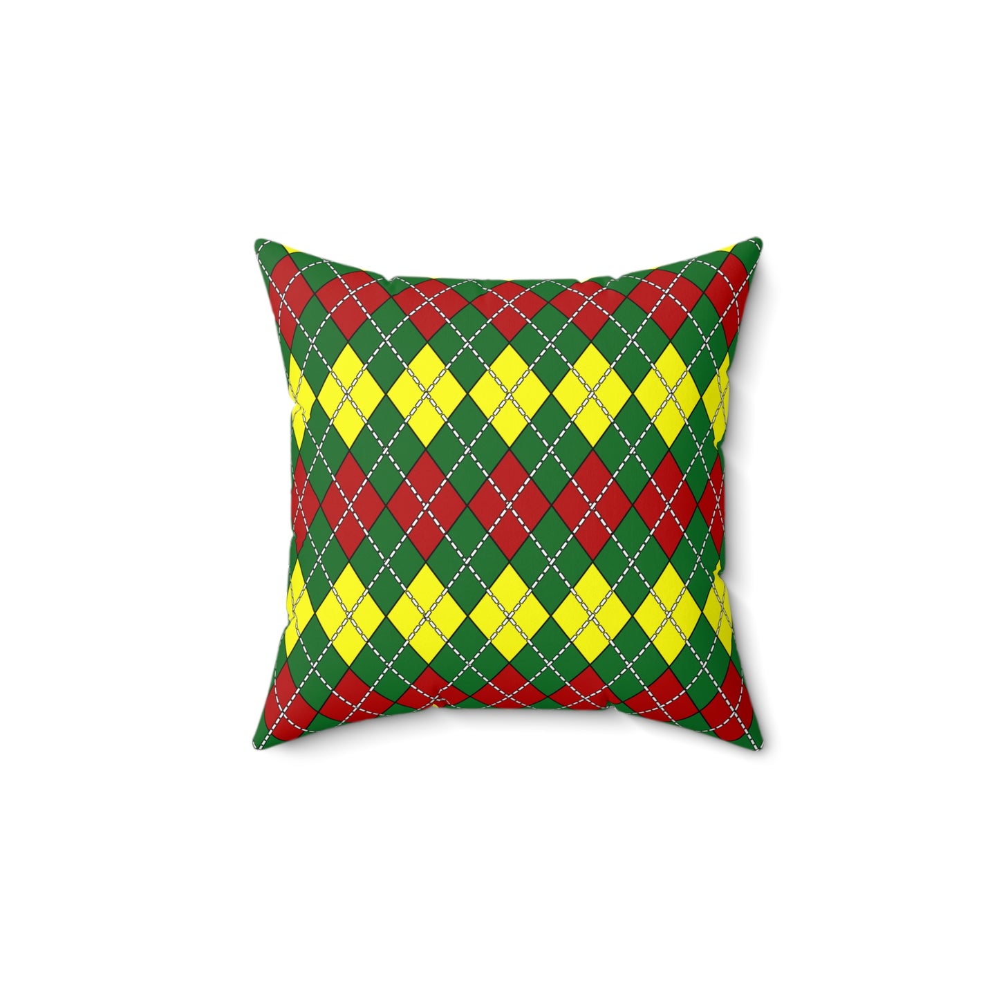 Senegal Retro Argyle Cushion Pillow