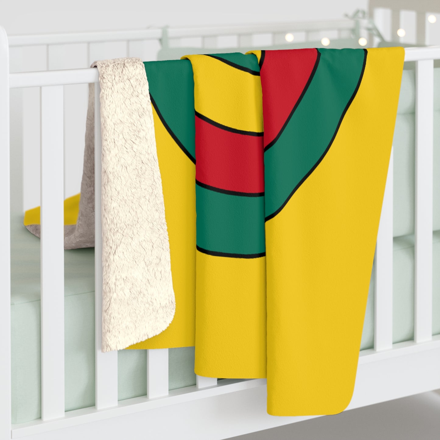 Cameroon Retro Target Blanket Throw