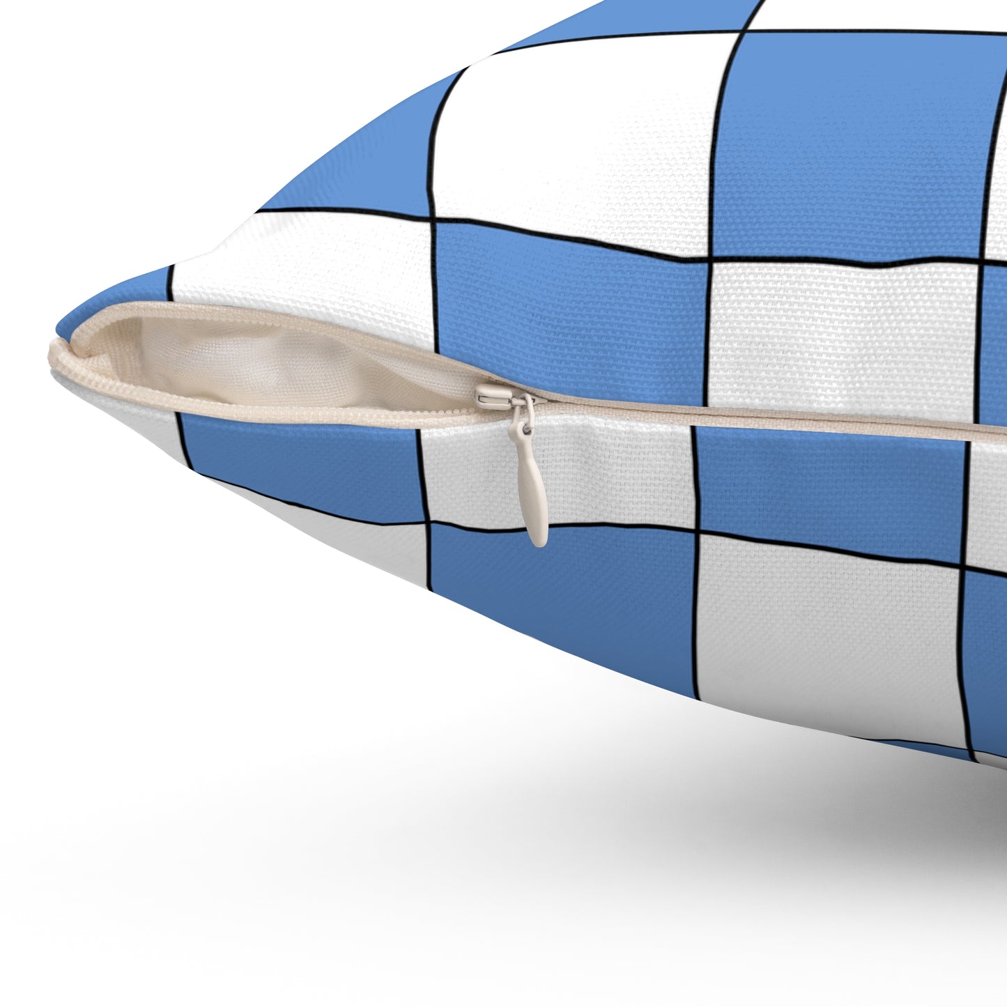Micronesia Retro Check Cushion Pillow