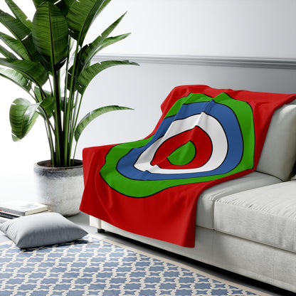 Namibia Retro Target Blanket Throw