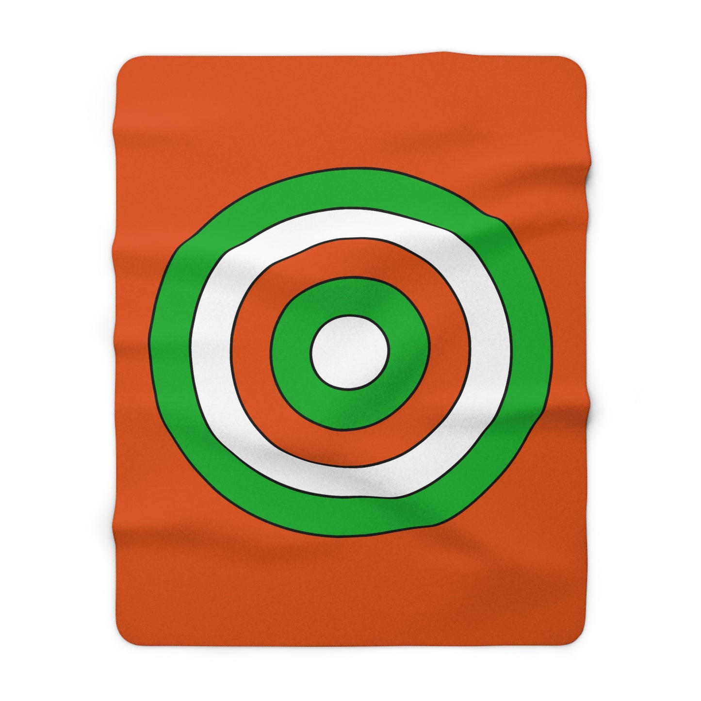 Niger Retro Target Blanket Throw