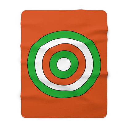 Niger Retro Target Blanket Throw