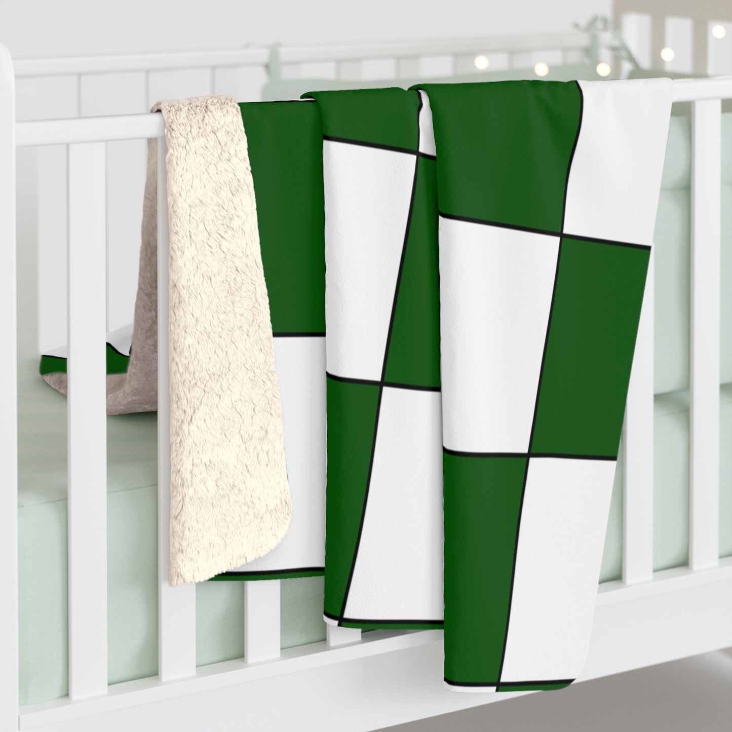 Pakistan Retro Check Blanket Throw