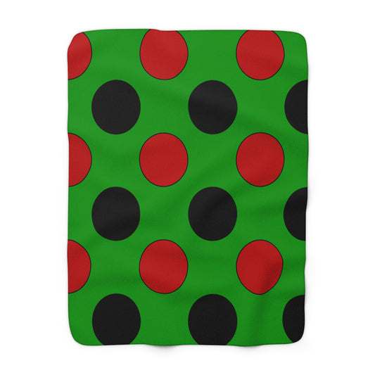 Afghanistan Retro Polka Dots Blanket Throw