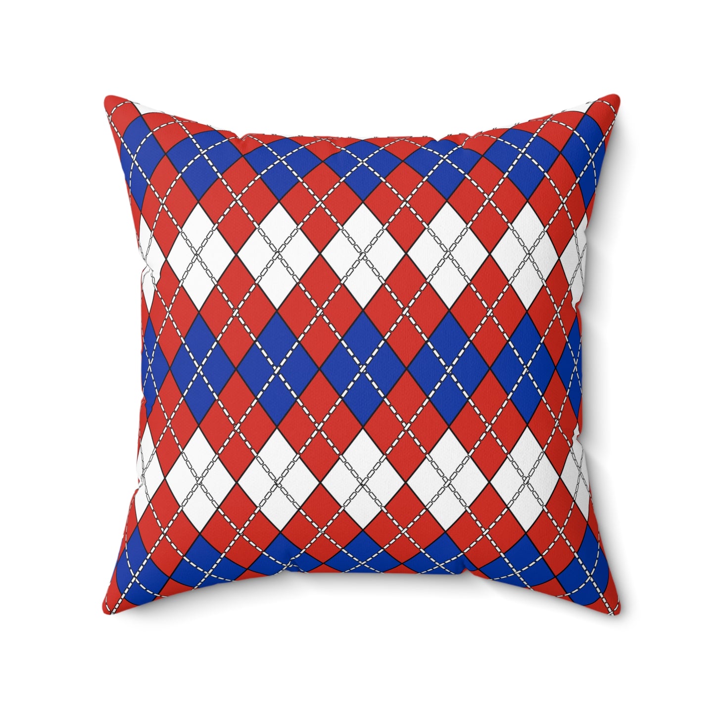 Paraguay Retro Argyle Cushion Pillow