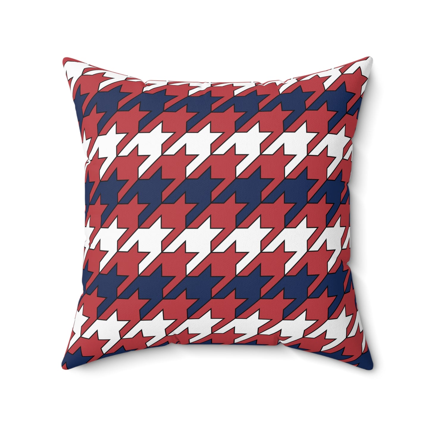 United States of America (USA) Retro Houndstooth Cushion Pillow