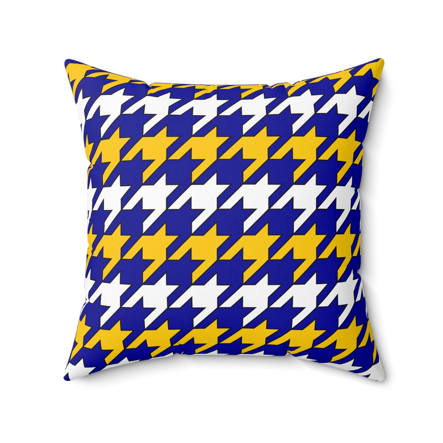 Bosnia And Herzegovina Retro Houndstooth Cushion Pillow