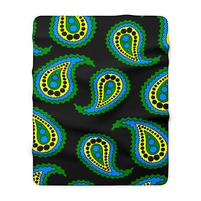 Tanzania Retro Paisley Blanket Throw