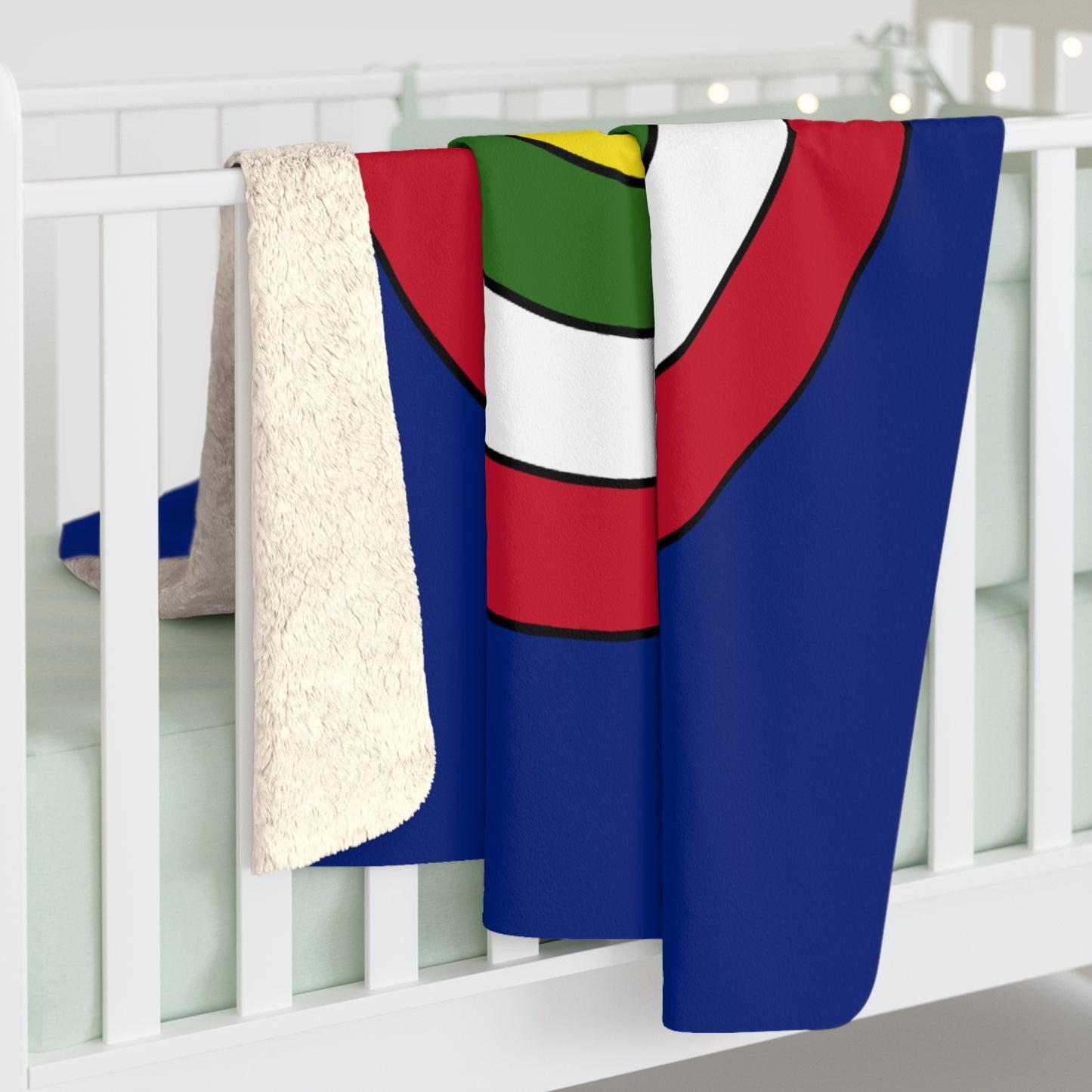 Pitcairn Retro Target Blanket Throw