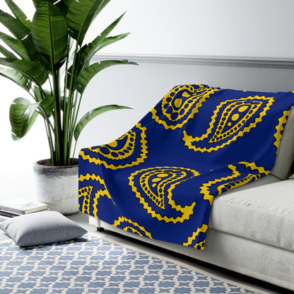 Tokelau Retro Paisley Blanket Throw