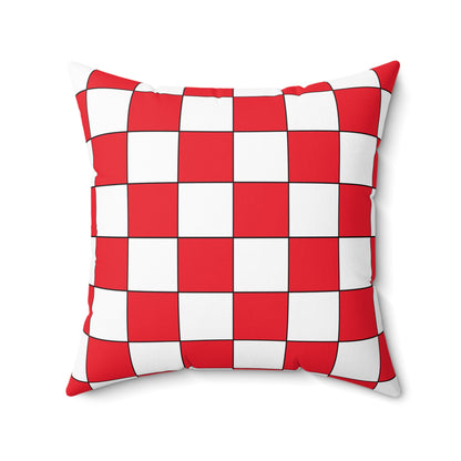 Hong Kong Retro Check Cushion Pillow