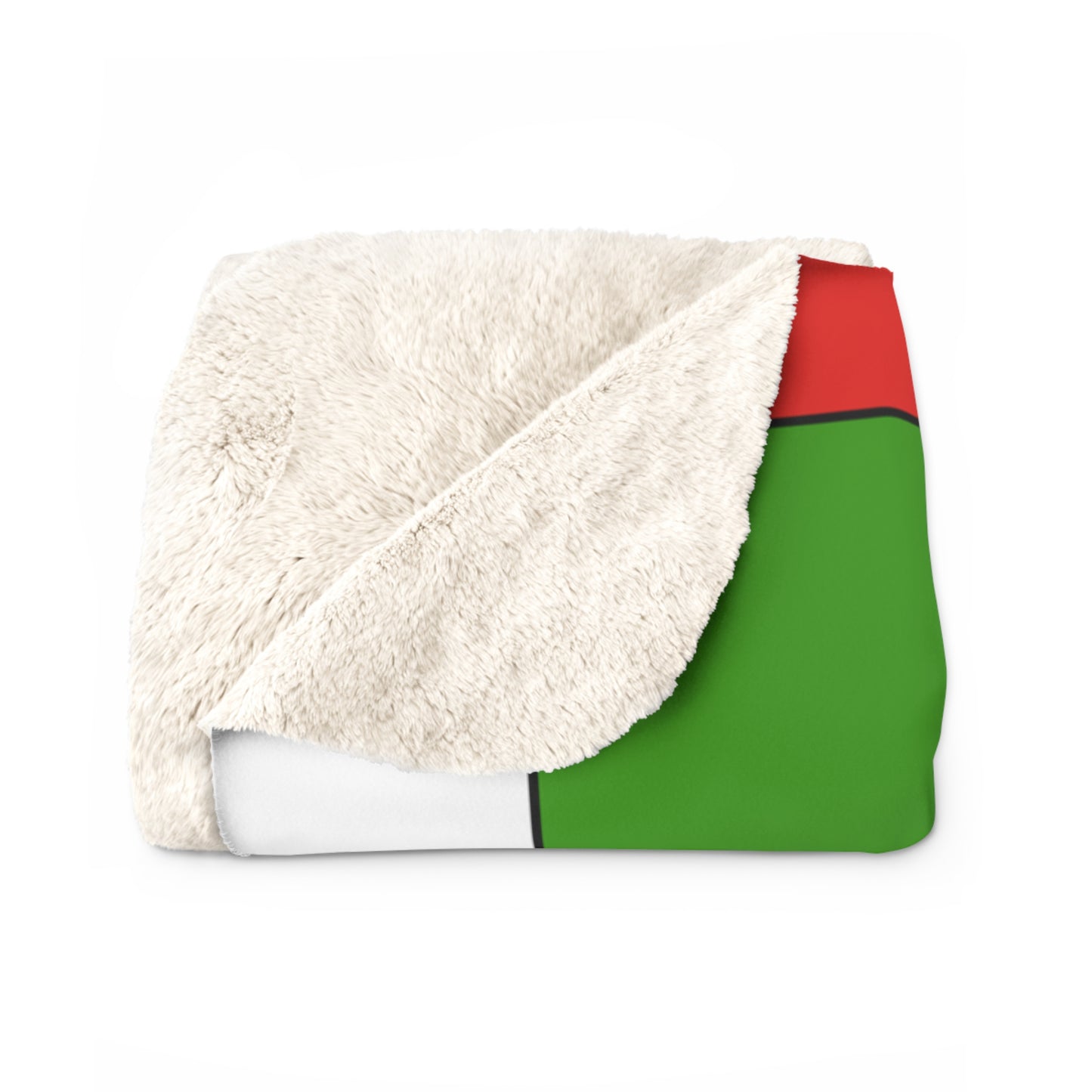Equatorial Guinea Retro Check Blanket Throw