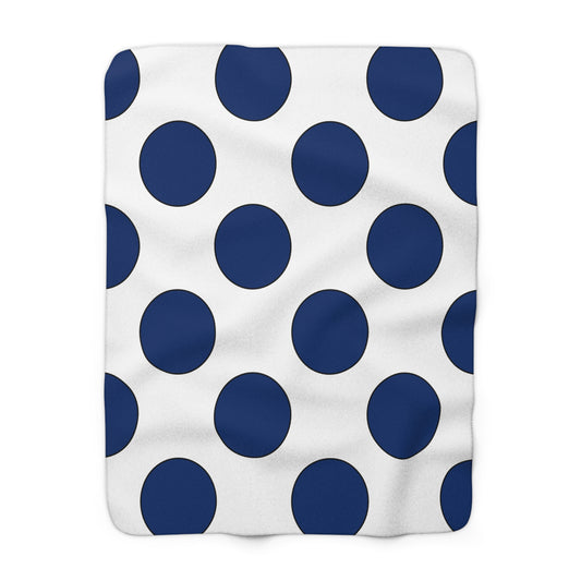 Finland Retro Polka Dots Blanket Throw