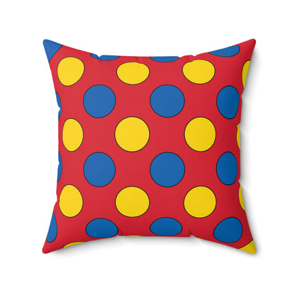 Mongolia Retro Polka Dots Cushion Pillow