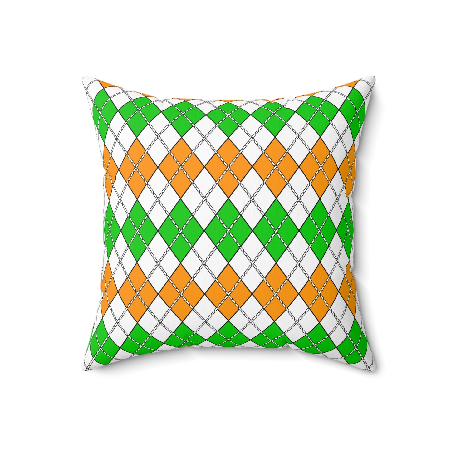 Cote Divoire Retro Argyle Cushion Pillow