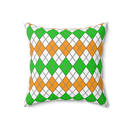 Cote Divoire Retro Argyle Cushion Pillow